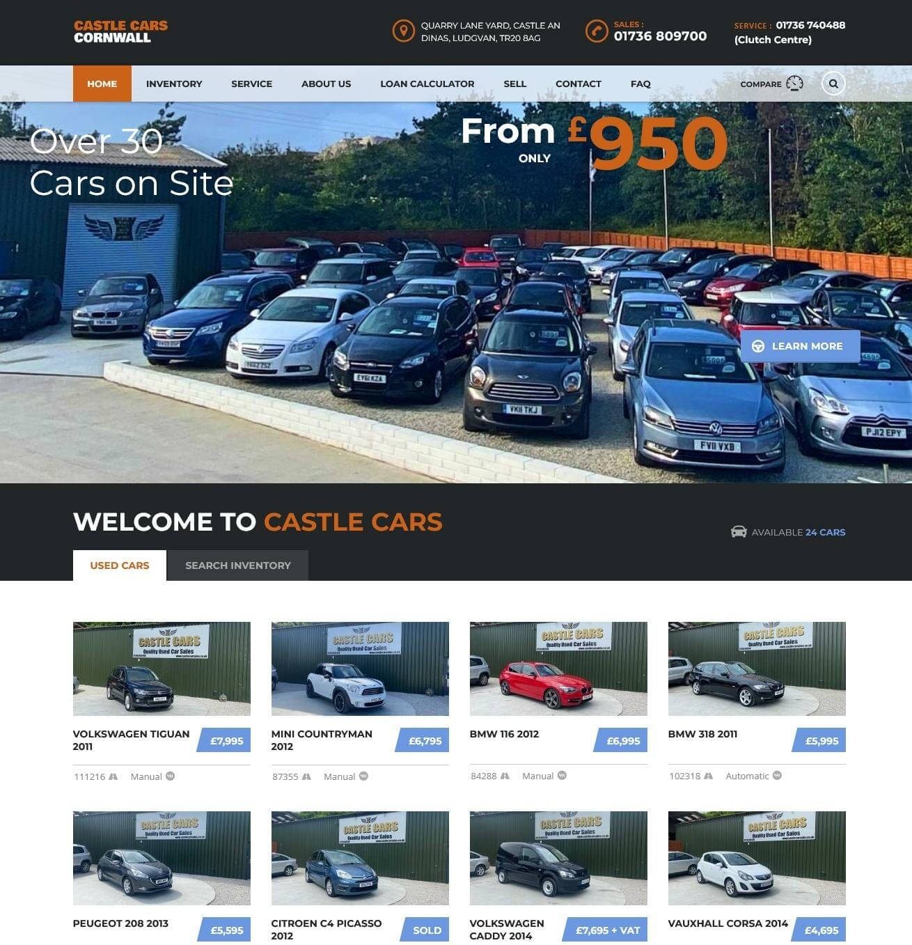 car sales website cornwall