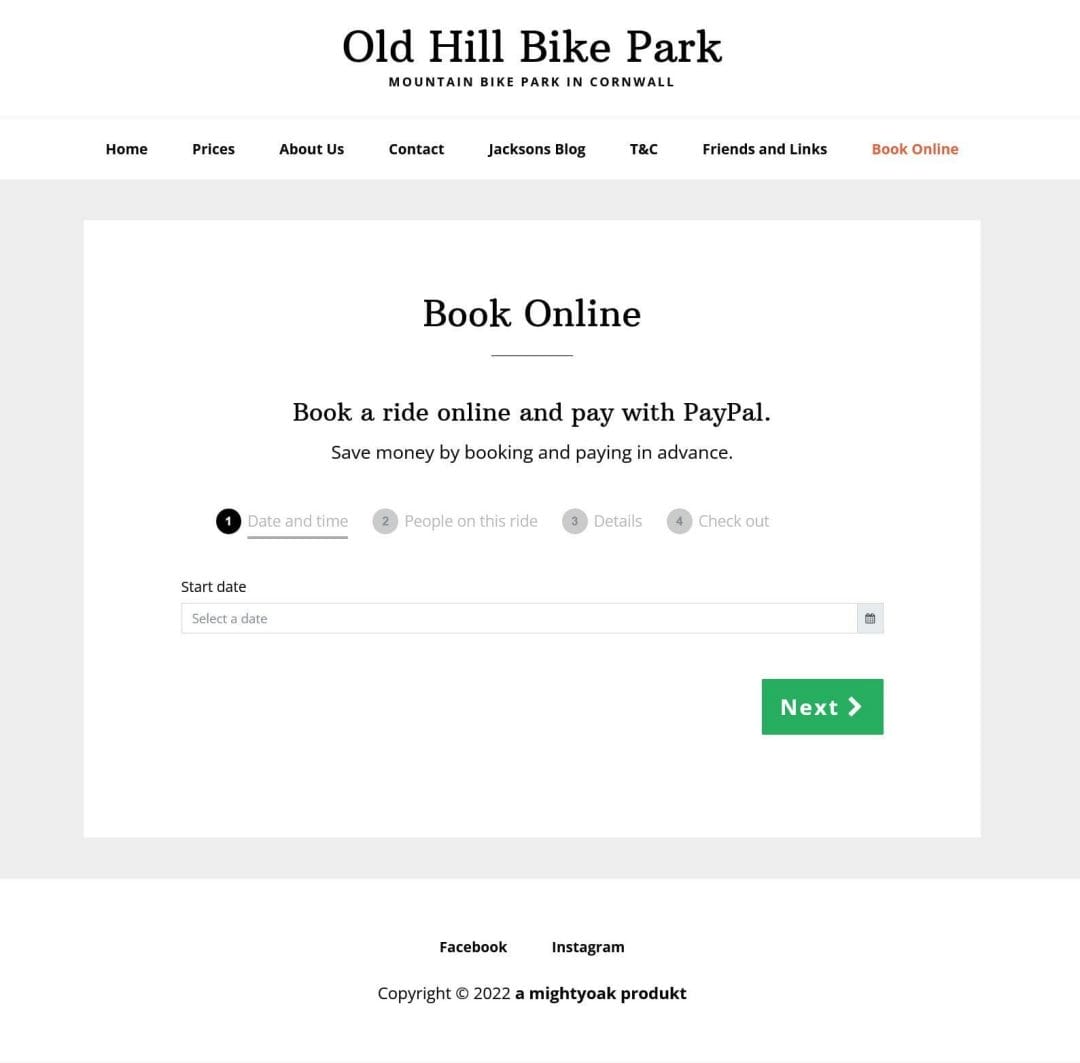 old hill bike park